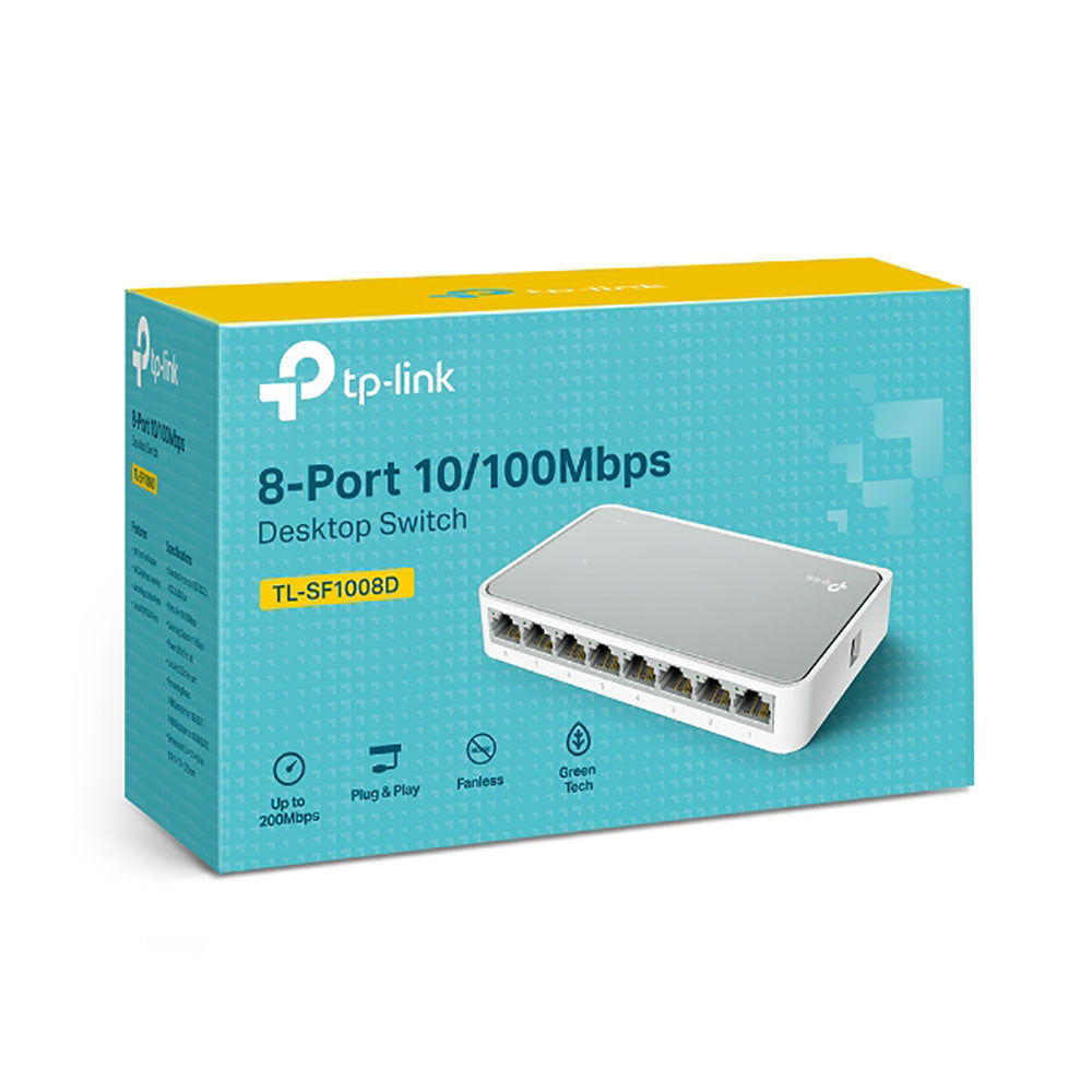 TP-Link TL-SF1008D 8-Port 10/100Mbps Switch (4626336383076) TP-Link TL-SF1008D 8-Port 10/100Mbps Switch (4626336383076)